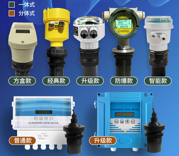 蓄水池超聲波液位計(jì)產(chǎn)品分類圖